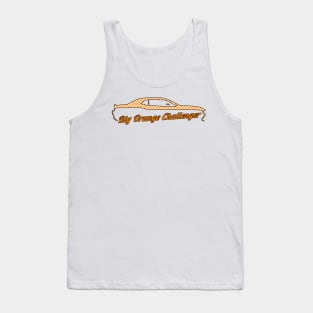 Big Orange Challenger - Checkerboard Tank Top